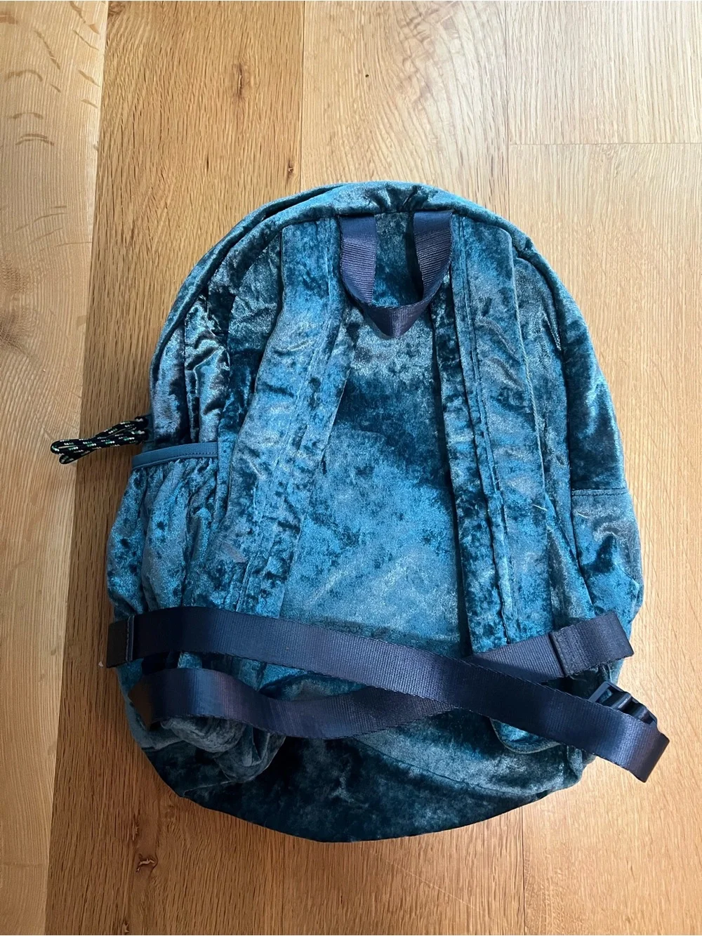 Crewcuts Plush Velvet Teal Backpack
